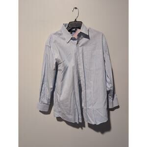 Tommy Hilfiger Dress‎ Shirt, Striped Button Down, Men's 15.5 32/33, 100% Cotton